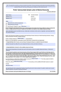 Prolia Sample Letter of Medical Necessity